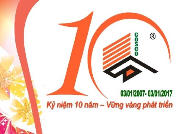  Chào mừng kỷ niệm 10 năm ngày thành lập công ty COSCO